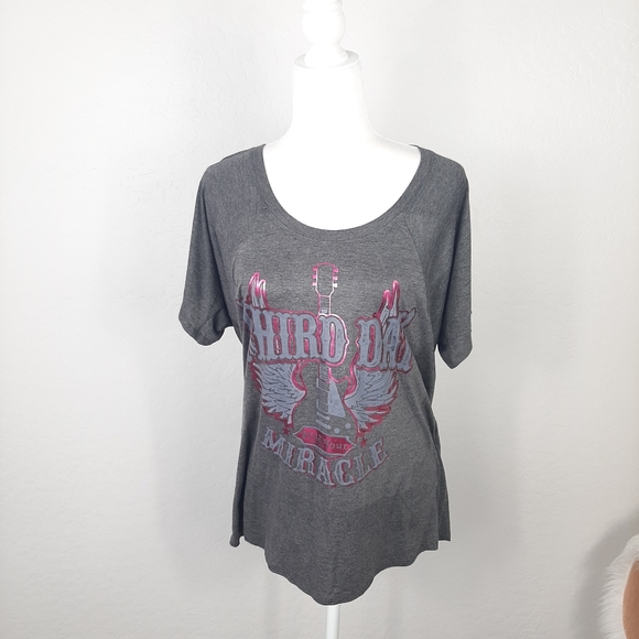 Bella Canvas Tops - Third Day 2013 Miracle Concert Tour T-Shirt Tee XL